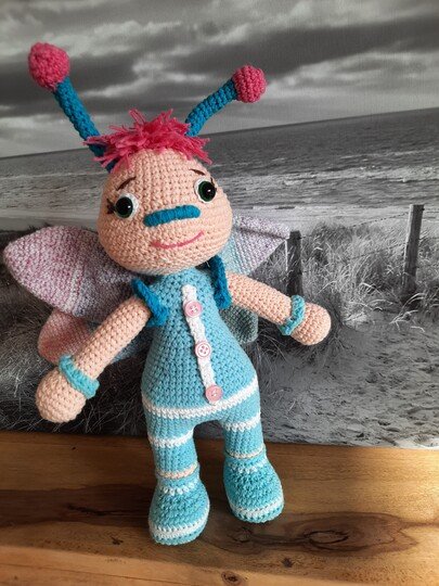 DIY Häkelanleitung: Schmetterling Fiete selber machen