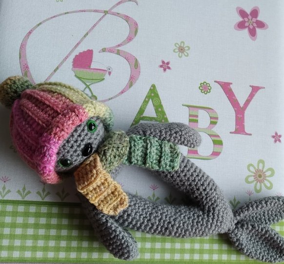 Baby-Greifling häkeln – Robbe Rosalie | schnelles Geschenk zur Geburt