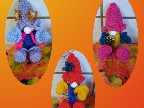 Anleitung Wichtel Gnomfigur 13 cm