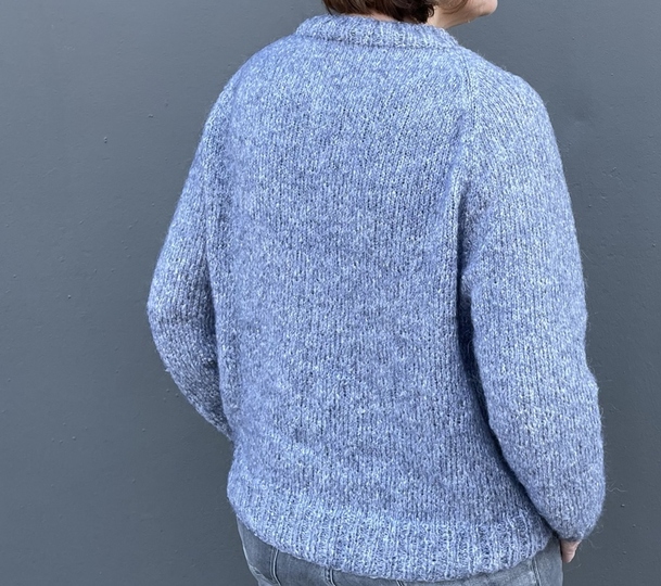 Strickanleitung Raglanpullover OKKA Gr 36 - 48 Damen