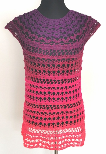Shirt/Tunika/Kleid/Sommerpulli Moonrise,  Häkelanleitung