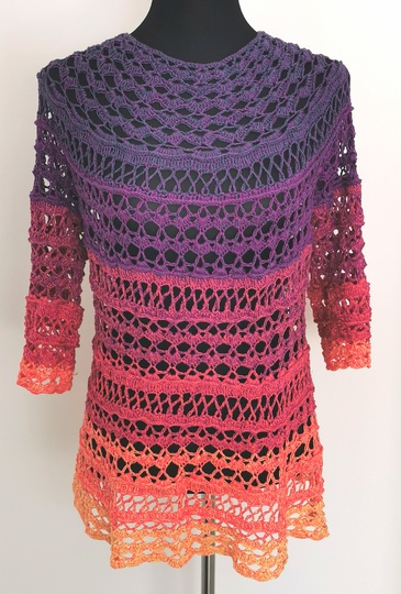 Shirt/Tunika/Kleid/Sommerpulli Moonrise,  Häkelanleitung