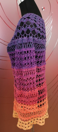 Shirt/Tunika/Kleid/Sommerpulli Moonrise,  Häkelanleitung