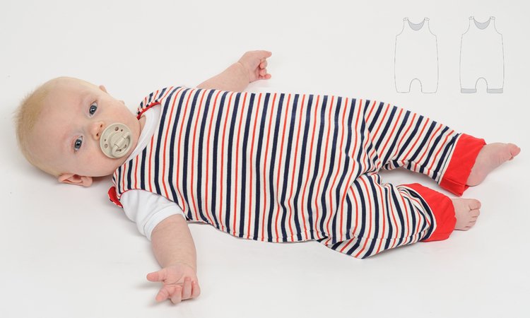 Baby jumpsuit / overall for boys or pattern pdf LEO from Patternforkids