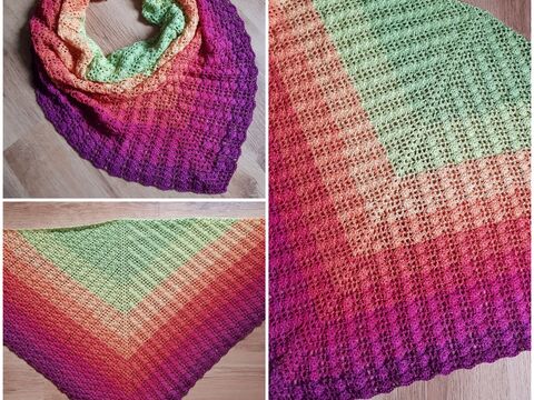 Häkelanleitung Dreieckstuch "Sommerliebe"