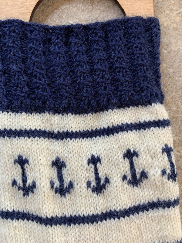 Maritime Socken mit Anker Gr. 37 - Bild 5