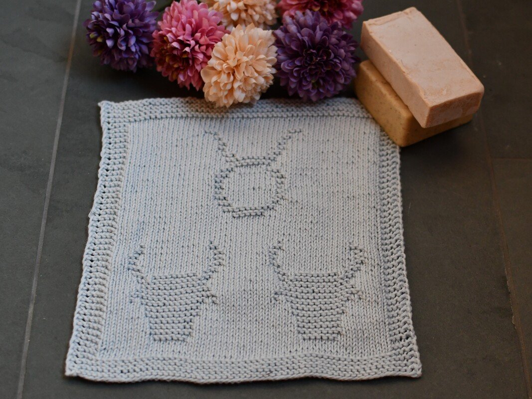 Strickanleitung Sternzeichen "Stier" Spültuch / Waschlappen - ganz einfach