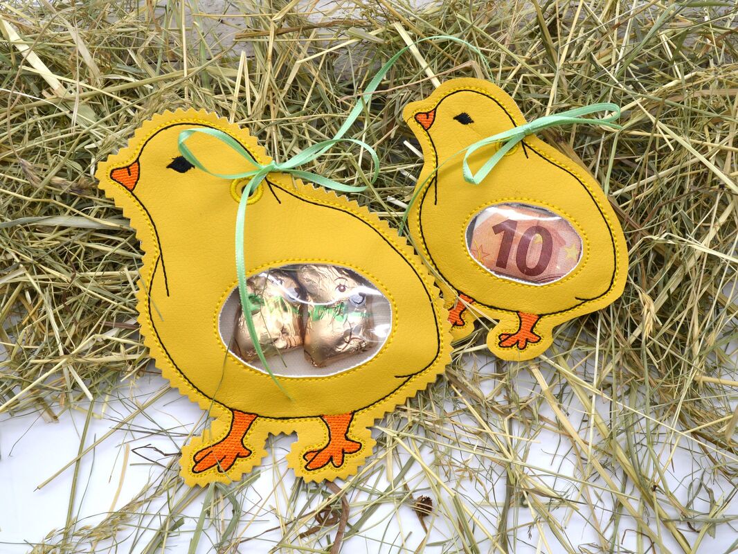 Stickdatei Küken ITH Füllobjekt Wunscherfüller