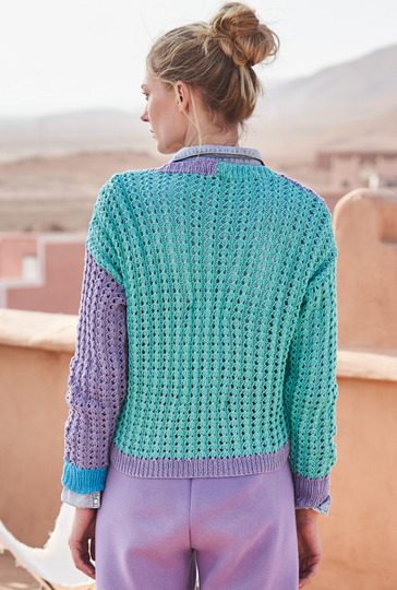 Strickanleitung: Lässiger Cardigan in drei Farben