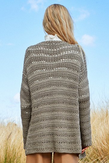 Strickanleitung: Lockere, luftige Jacke für erste Frühlingstage