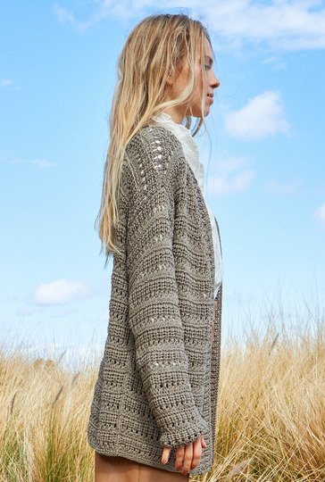 Strickanleitung: Lockere, luftige Jacke für erste Frühlingstage