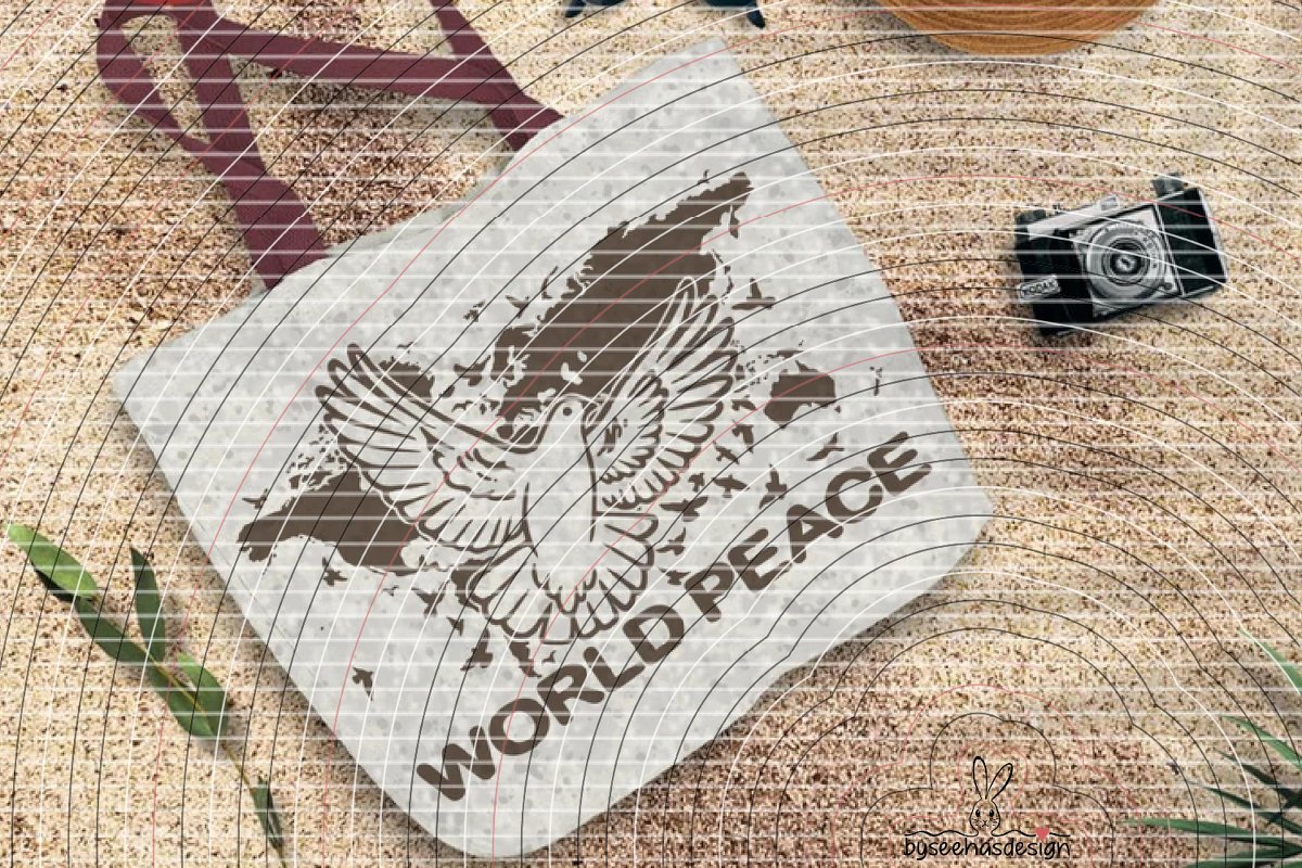 World Peace Plotterdatei SVG DXF - Bild 12