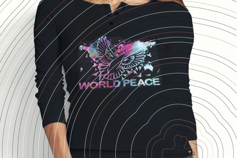 World Peace Plotterdatei SVG DXF