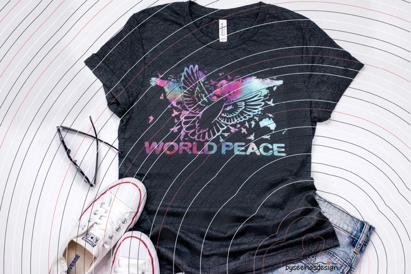 World Peace Plotterdatei SVG DXF