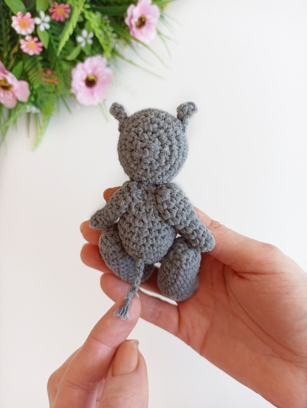 Rhino crochet pattern, mini crochet animal pattern - Image 10