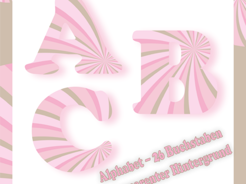 Digital Paper Scrapbooking - ABC Buchstaben Alphabet