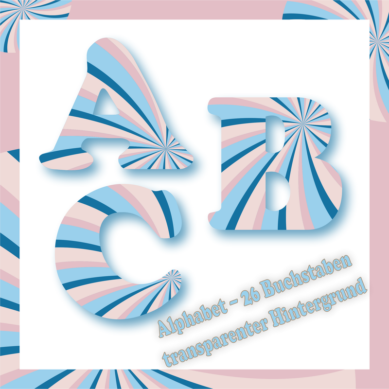 Digital Paper Scrapbooking Buchstaben Alphabet ABC