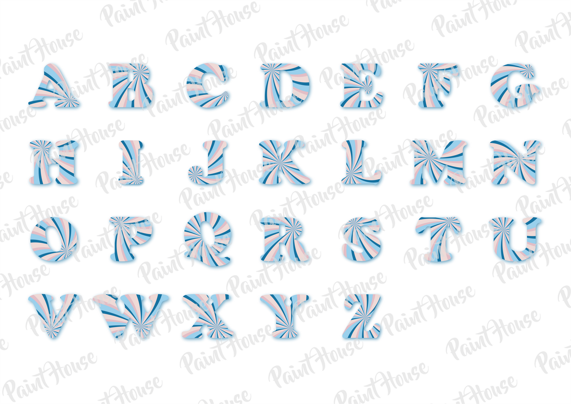 Digital Paper Scrapbooking Buchstaben Alphabet ABC - Bild 2