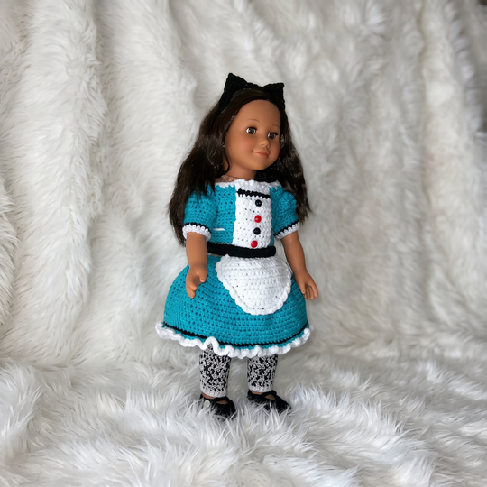 Crochet Doll Dress Pattern