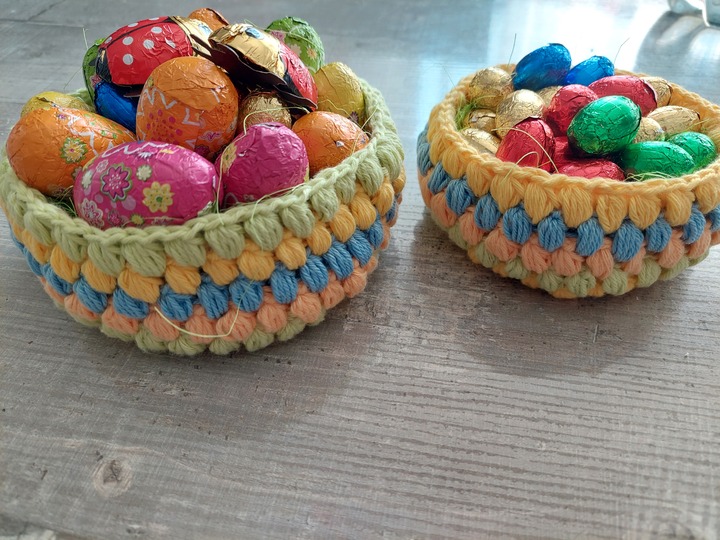 Häkelanleitung Osterkörbchen 2er Set!