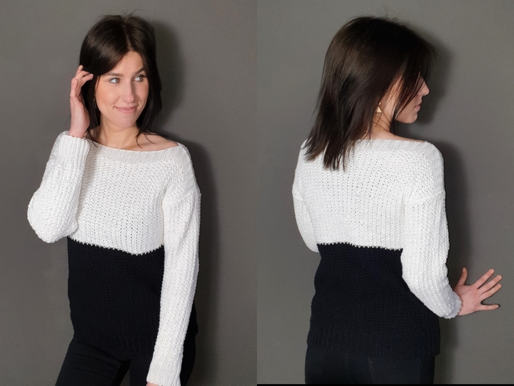 198 Strickanleitung Pullover Valentina