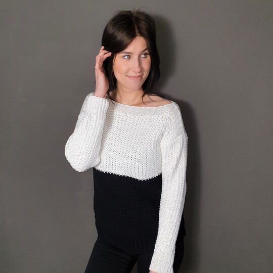 198 Strickanleitung Pullover Valentina