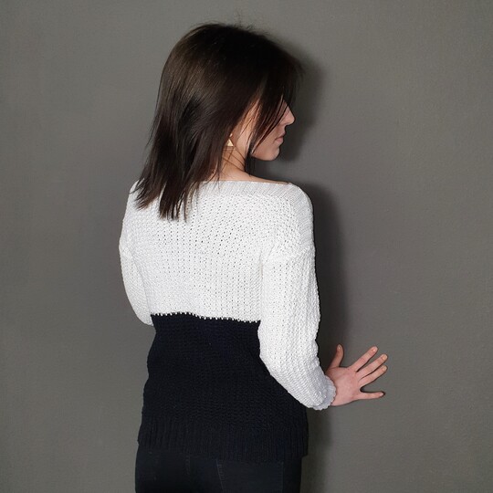 198 Strickanleitung Pullover Valentina