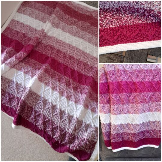 Strickanleitung für die Decke/Babydecke "Little Hug"