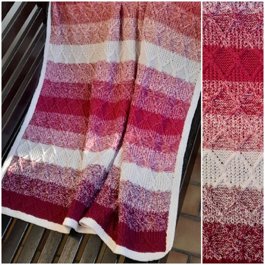 Strickanleitung für die Decke/Babydecke "Little Hug"