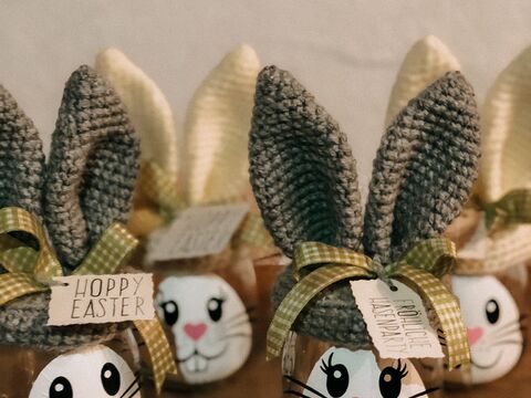 Häkelanleitung: Hasenglas