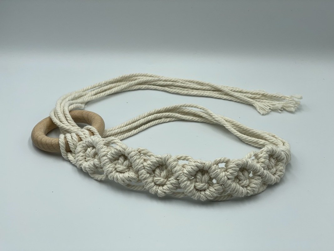 Makramee - Gardinen / Vorhang Krawatte