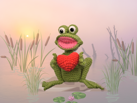 Häkelanleitung  Amigurumi  Puppe  Frosch | Frosch Häkeln