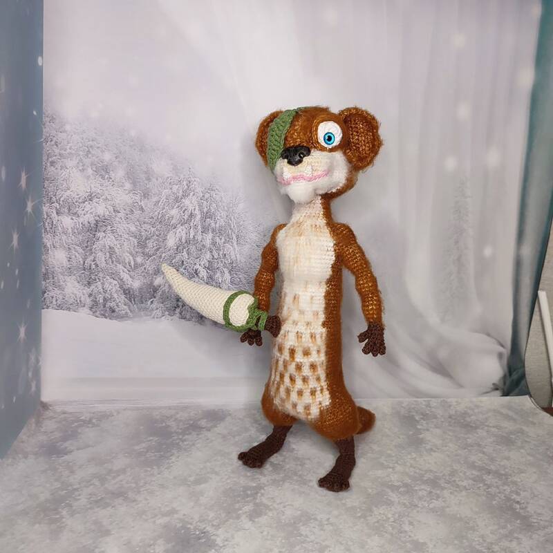 Buck Wild Crochet Pattern. Buck Crochet Pattern. Ice Age Crochet Pattern - Image 3