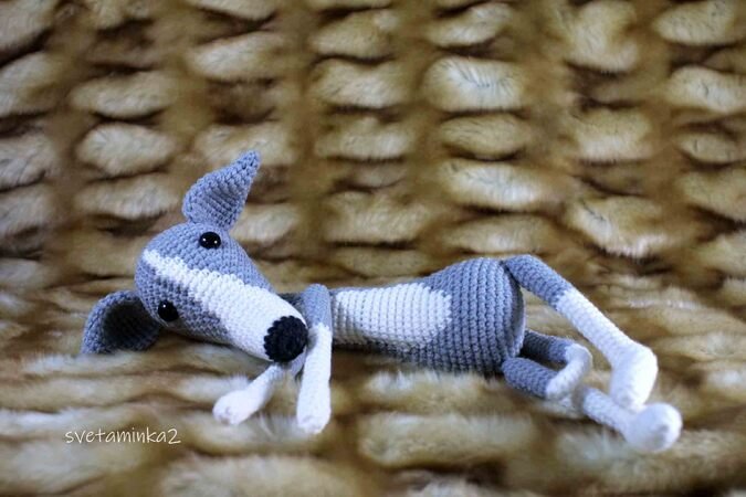Crochet Greyhound Pattern Crochet Whippet Pattern Crochet Dog Pattern
