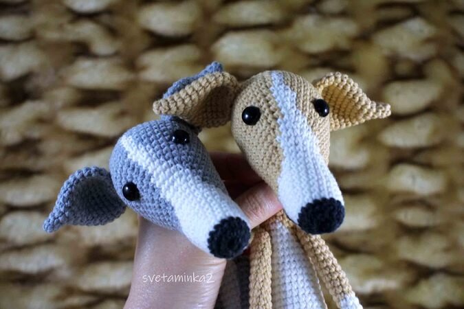 Crochet Greyhound Pattern Crochet Whippet Pattern Crochet Dog Pattern