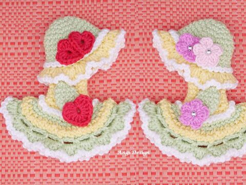 Häkelanleitung  "hab mich lieb Püppi"