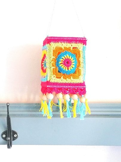 Lantern Sunflower crochet instruction decoration PDF