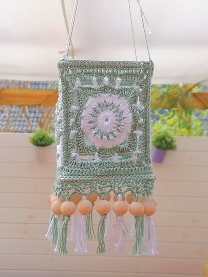 Lantern Sunflower crochet instruction decoration PDF