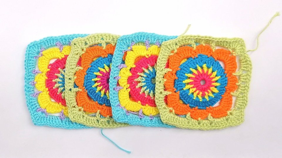 Lantern Sunflower crochet instruction decoration PDF