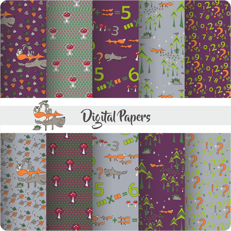 Scrapbooking Ephemera  digital Paper