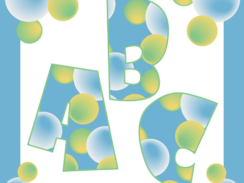 Scrapbooking Ephemera  digital Paper Alphabet Buchstaben ABS groß und klein