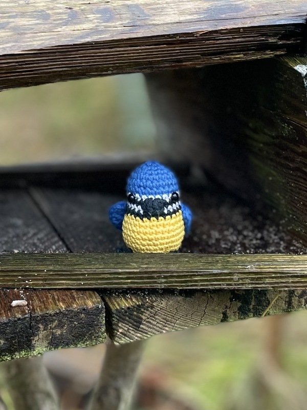 Vogel häkeln - Paule Blaumeise - Bild 2