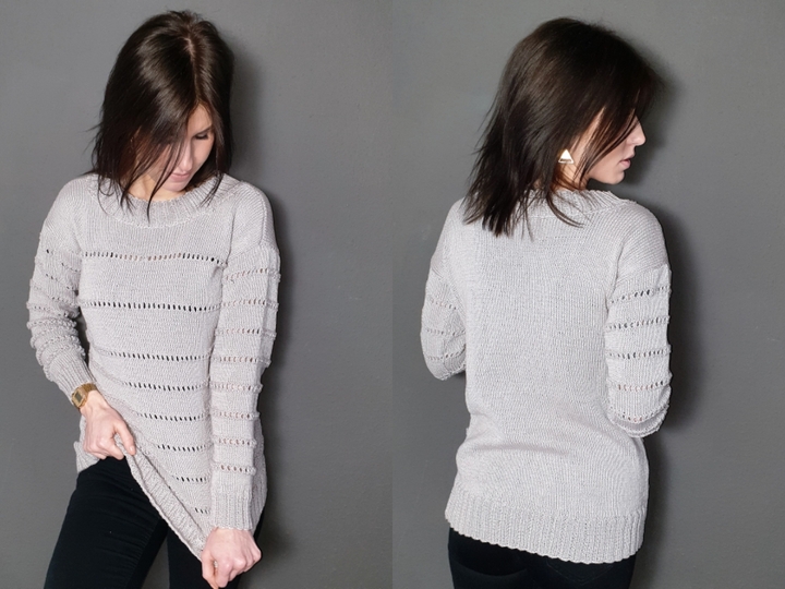 201 Strickanleitung Pullover Mila