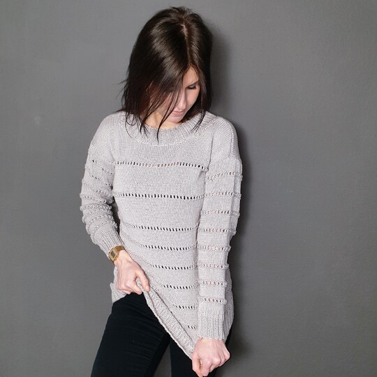 201 Strickanleitung Pullover Mila