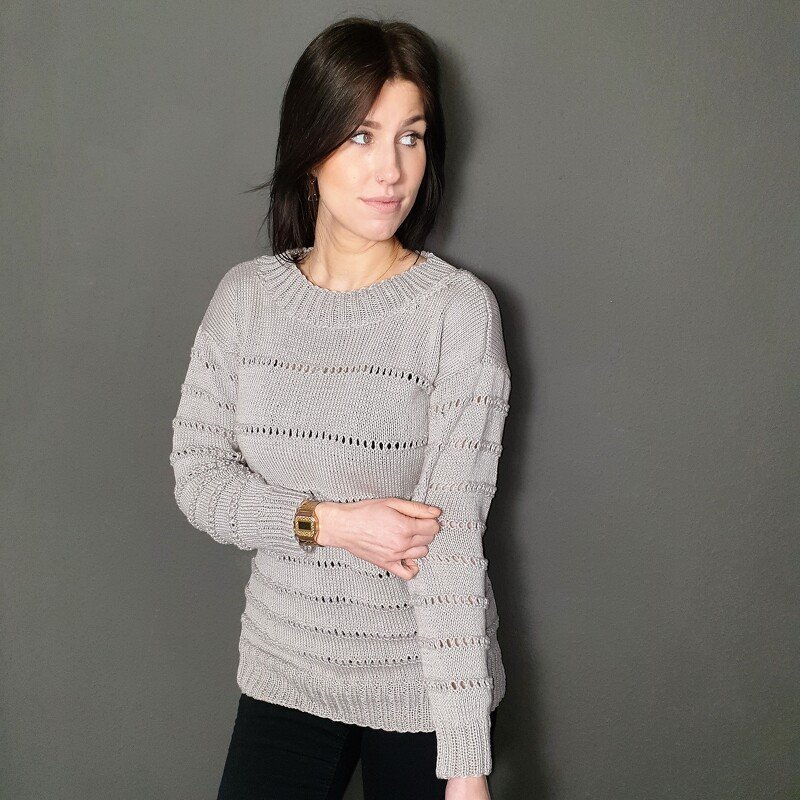 201 Strickanleitung Pullover Mila - Bild 3