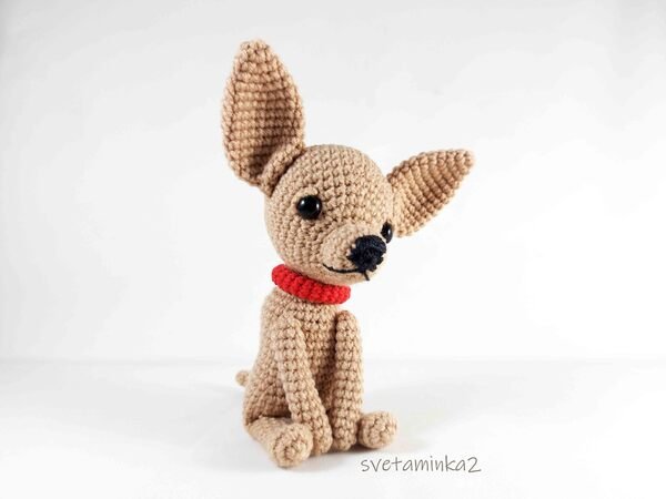 Crochet Chihuahua Pattern Crochet Dog Pattern Amigurumi Chihuahua Valentine