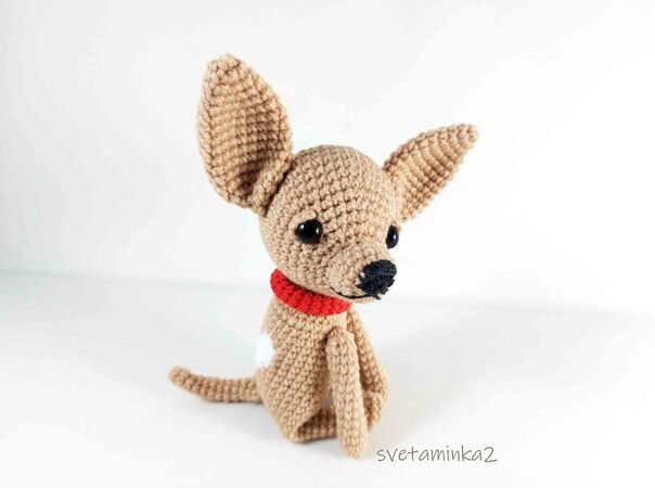 Crochet Chihuahua Pattern Crochet Dog Pattern Amigurumi Chihuahua Valentine