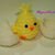 Kiki and his eggshell Easter chick and egg knitting pattern
