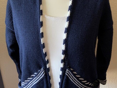 Alberique - verschlussloser Cardigan