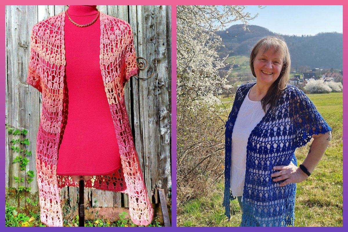 "Nairobi" - leichte Sommerjacke - für jede Größe - Häkelanleitung